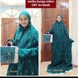 Mukena terusan katun mikro