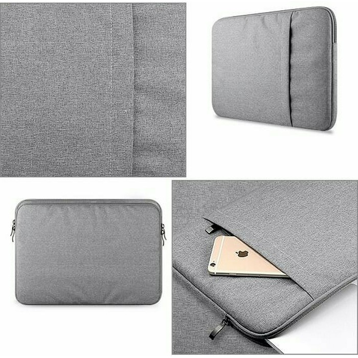 Tas Laptop / Softcase ROG 15.6inch Nylon Sleeve Case - Abu - Abu-abu