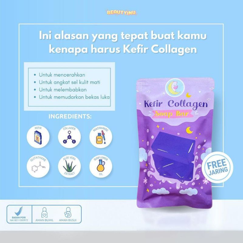 Kefir Collagen Soap Bar by. Beautyinu