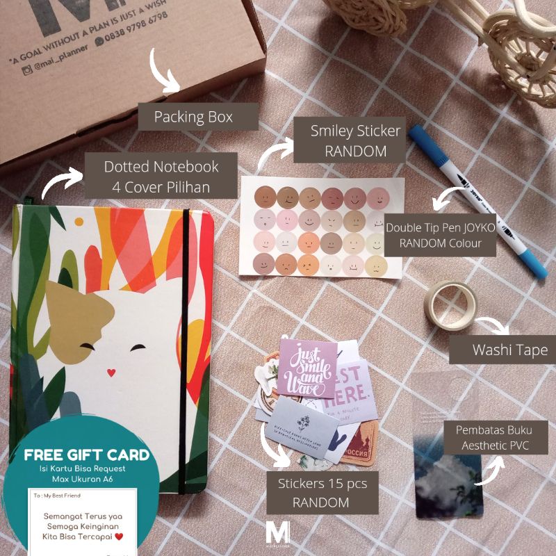 

Notebook A5 HVS 100 gsm Hardcover Dot Type