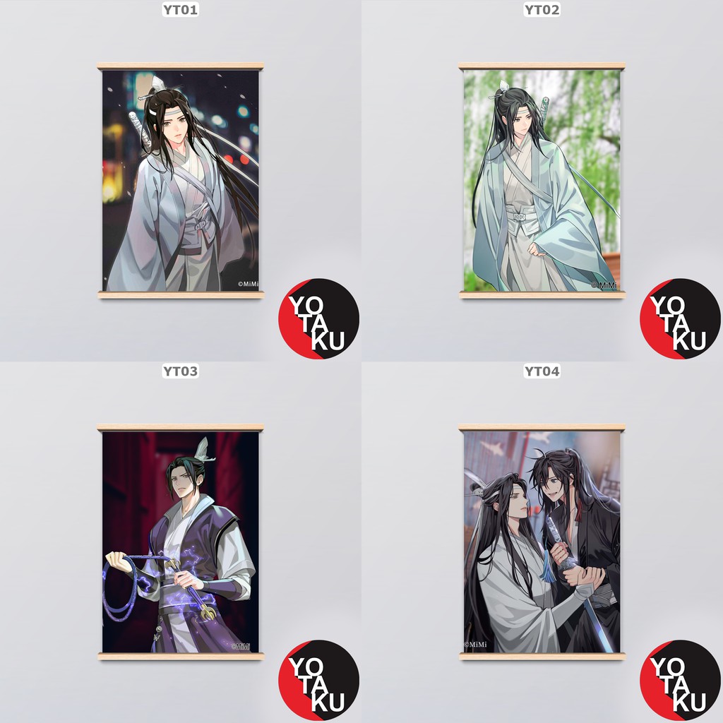 Poster Dinding Anime Mo Dao Zu Shi Grandmaster of Demonic Cultivation Danmei JUMBO A3+ A2 A1 AN260 Y