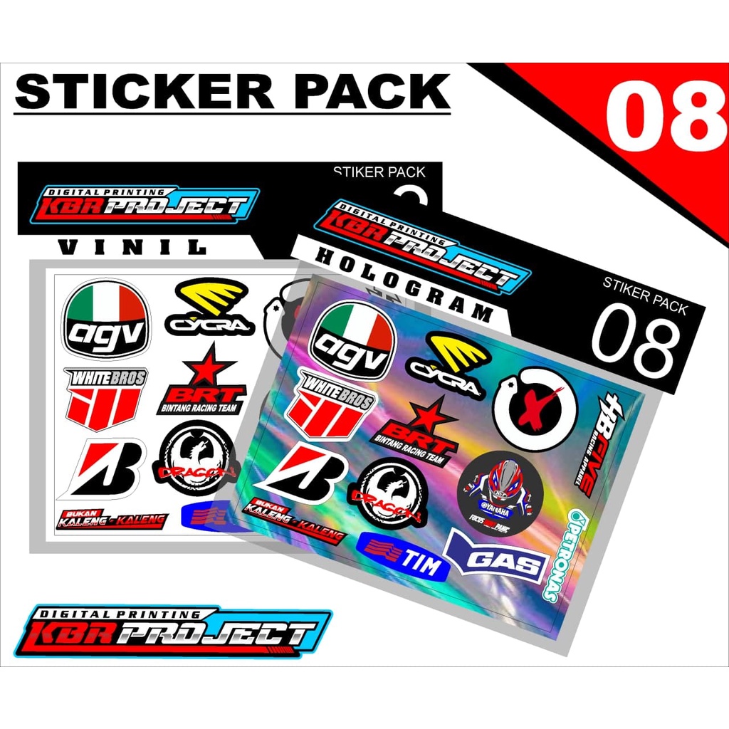 

Sticker Pack - Sticker Pack Variasi List Sticker Pack.08 Design IPING STICKER