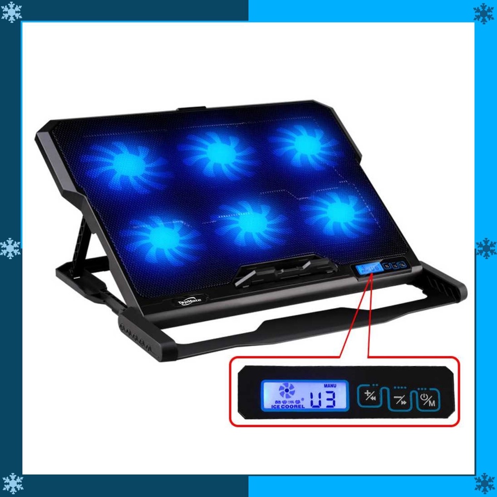 Cooling Pad Laptop -  Pendingin Laptop - Cooler Laptop - Cooling Fan Laptop - ICE COOREL Cooling Pad
