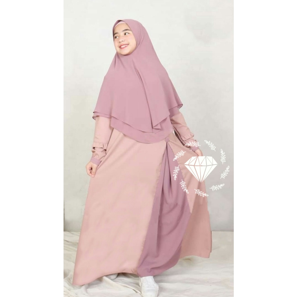 ZAC.COLLECTION / Baju Gamis Syari Anak Perempuan Terbaru 2022 / Syari Kid Wanda - Syari Anak Muslim 