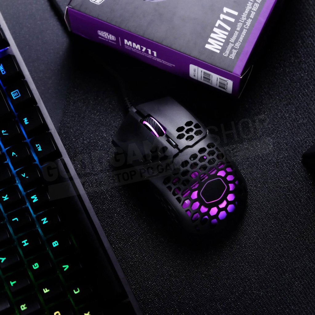 CoolerMaster MM711 RGB - Gaming Mouse