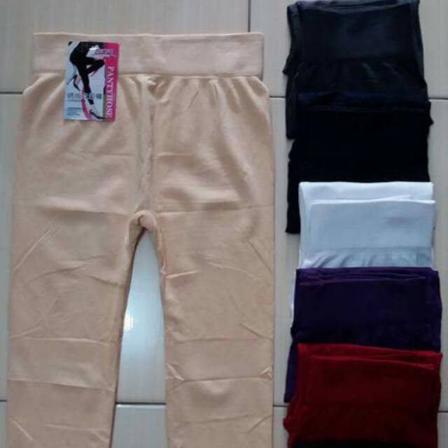 LEGGING WANITA DEWASA 7/8 IMPORT WARNA POLOS RAJUT SPORT SENAM OLAHRAGA YOGA M L XL XXL