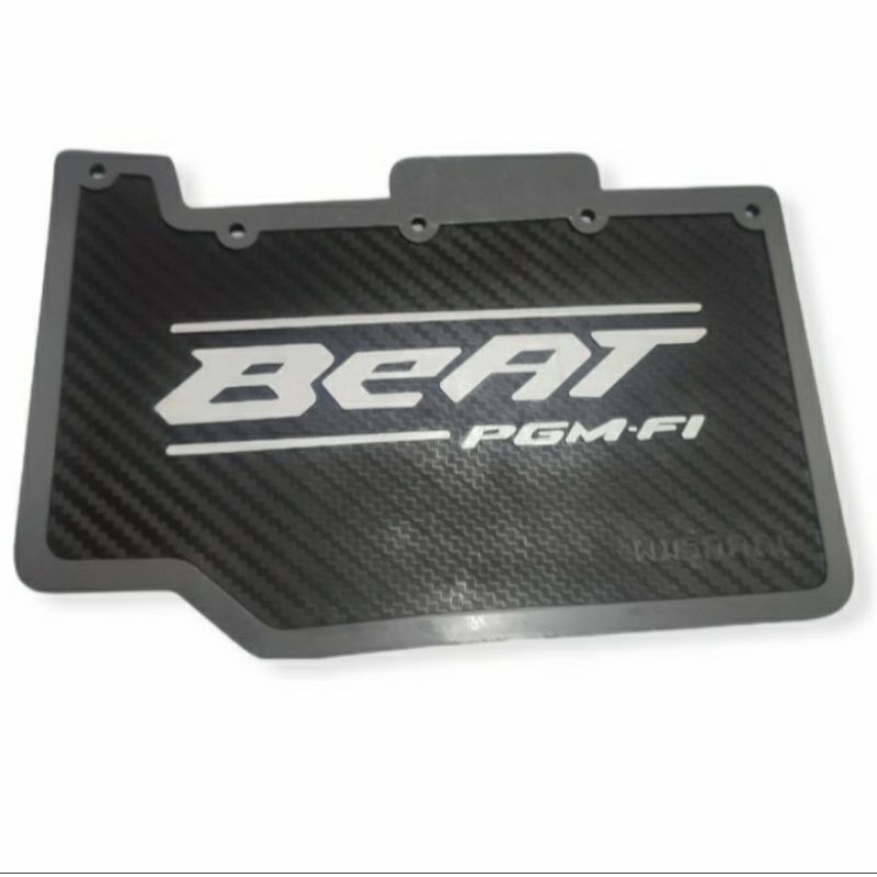 mudflap karet kolong honda Beat fi motif carbon