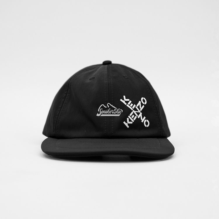 Kenzo Mini Cross Nylon Cap Black