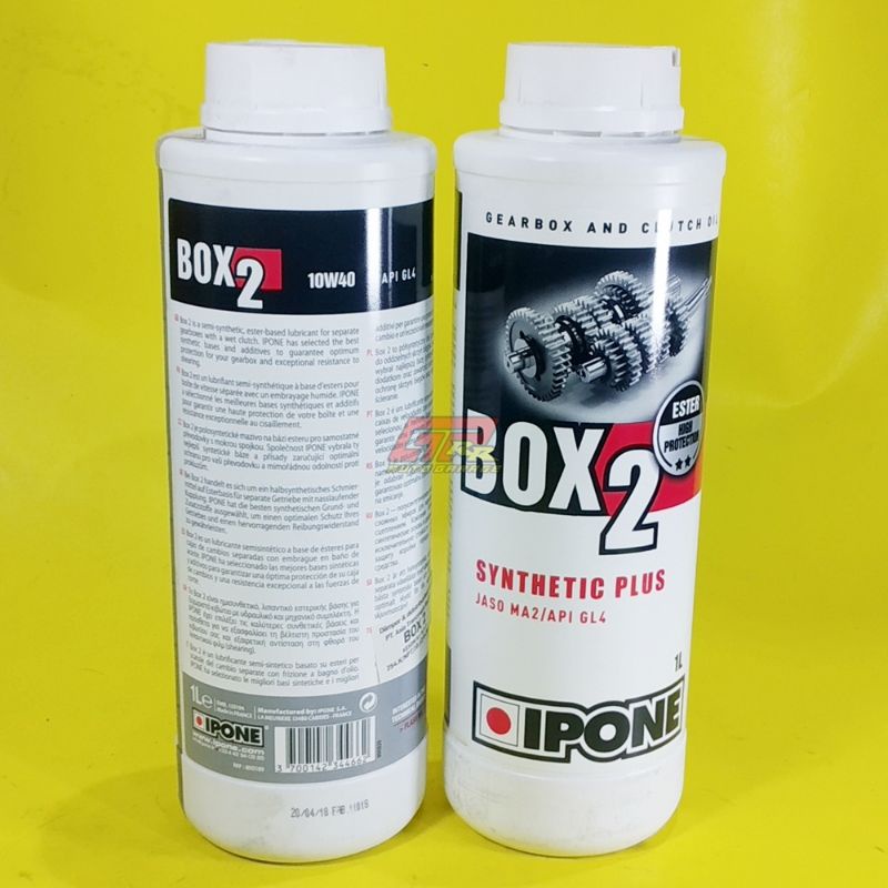 IPONE BOX 2 Oli Mesin 2T 2 Tak Gearbox Gear Box Clutch Kopling Jaso MA2 API GL4
