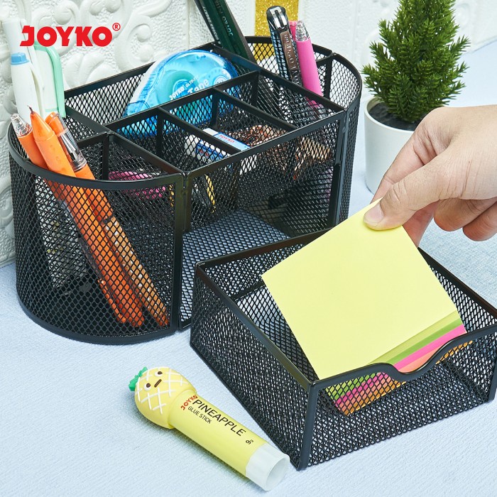 

Buruan Joyko Desk Set Pen Holder / Tempat Alat Tulis Joyko Meja Kantor Ds-23 Bagus