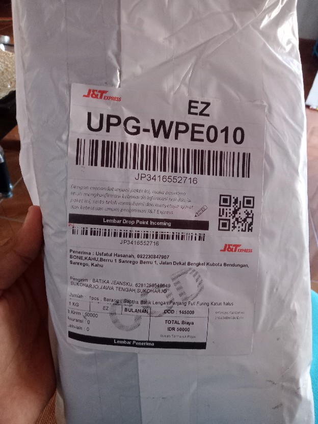 Saptha Batik Lengan Panjang Full Furing Katun Halus Sragenan Hq Size M-xxl Batik Solo