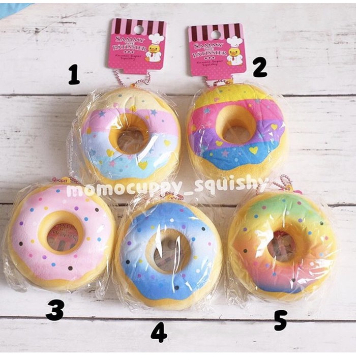 Squishy licensed donut by sammy the patissier ( squishy donut japan)
