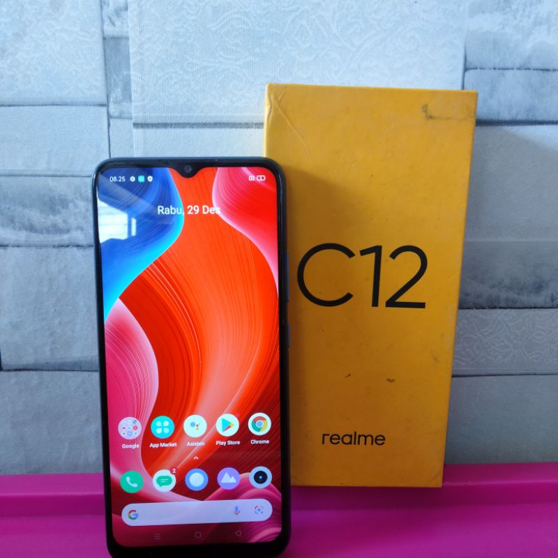 Realme c12 second jaminan normal