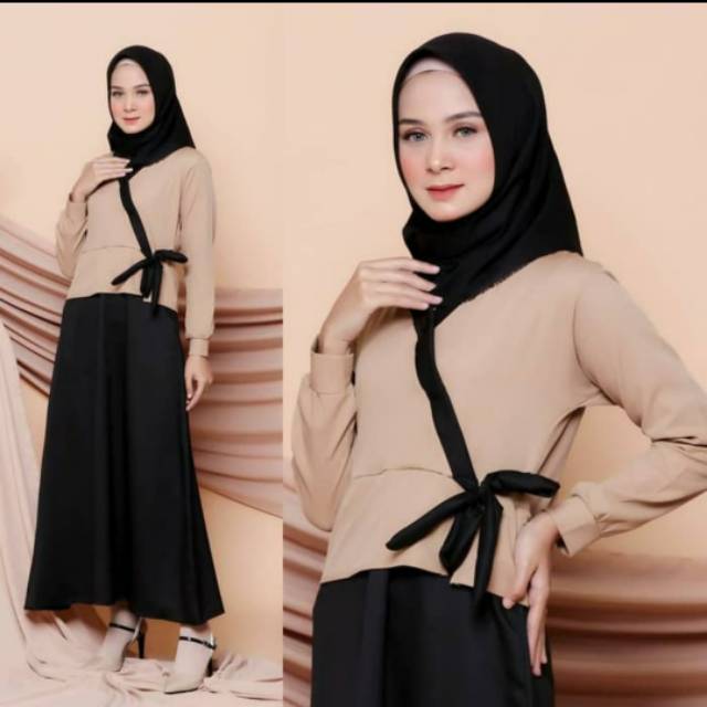 HANURA MAXI GAMIS BAJU GAMIS WANITA GAMIS REMAJA KEKINIAN