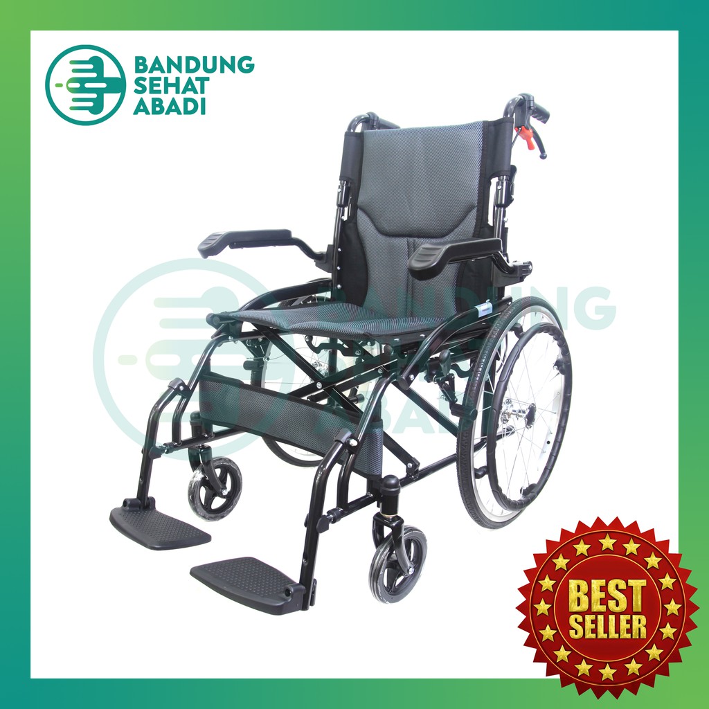 KURSI RODA TRAVELLING SELLA Kursi Roda Travelling Sella RS Abu Grey