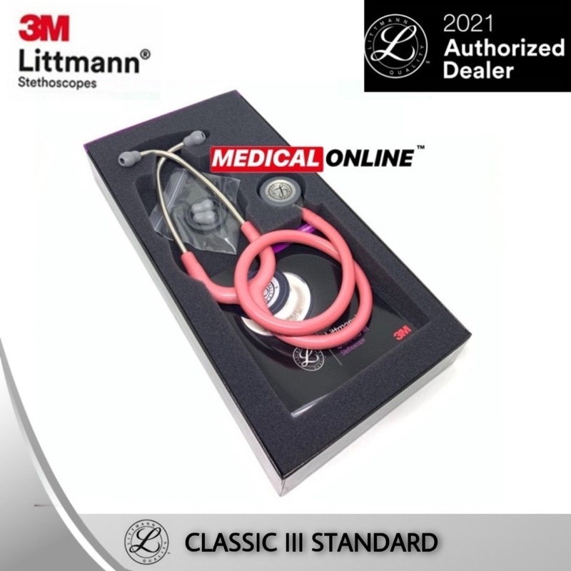 3M STETOSKOP LITTMANN CLASSIC III PEARL PINK 5633 MEDICAL ONLINE MEDICALONLINE CLASSIC 3