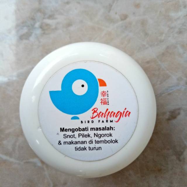 Obat Snot Serbuk Bahagia Untuk Burung Love Bird Dan Lainnya
