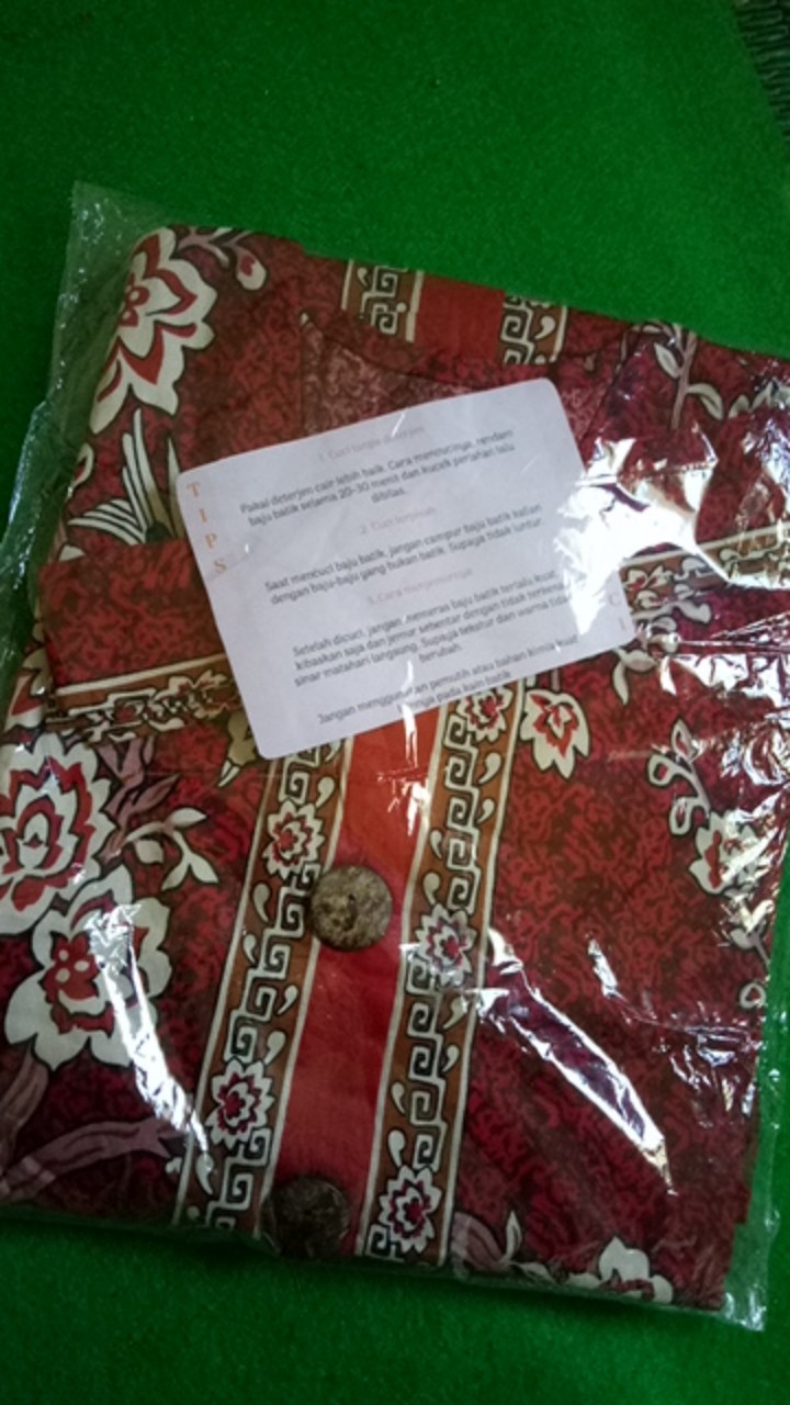 Batik Couple Set Warna Maroon Edisi Imlek, Dl# Bahan Katun Stretch