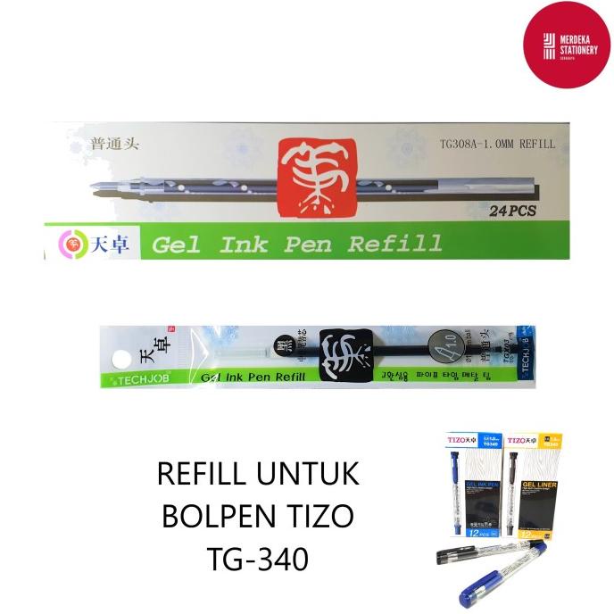 

>>>>>] (ISI 24)Refill/Isi/Tinta pulpen/bolpen/ballpen Tizo TG308A 1.0 TG340
