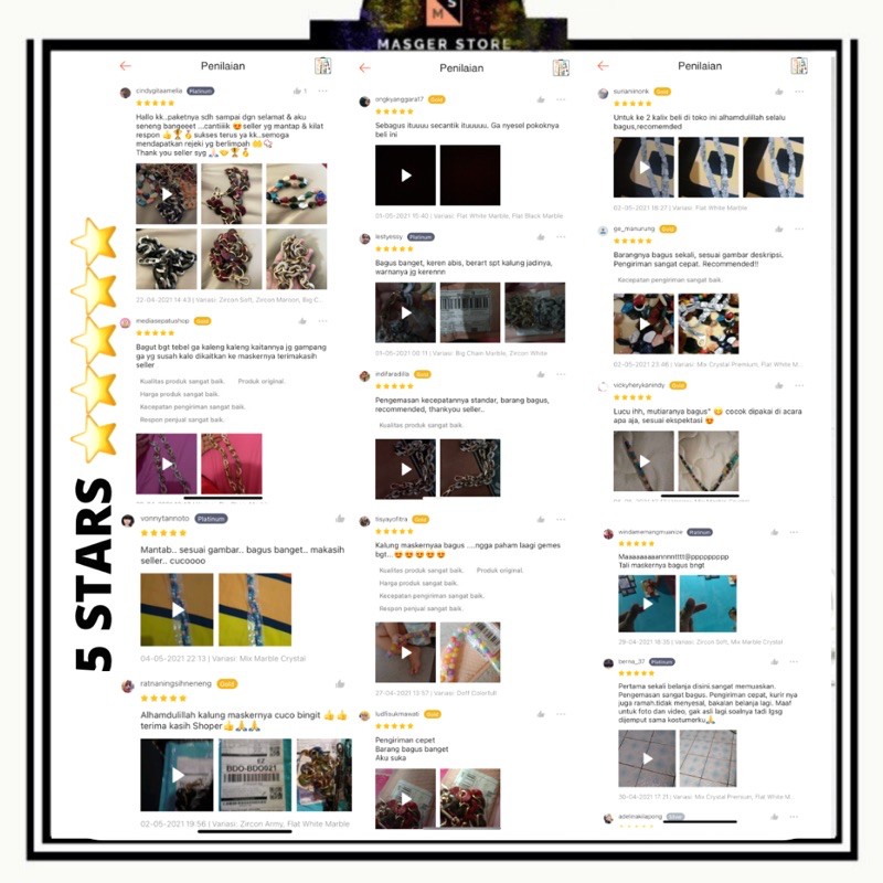 Kalung Strap Masker Tali Masker Kalung Mask Chain-2