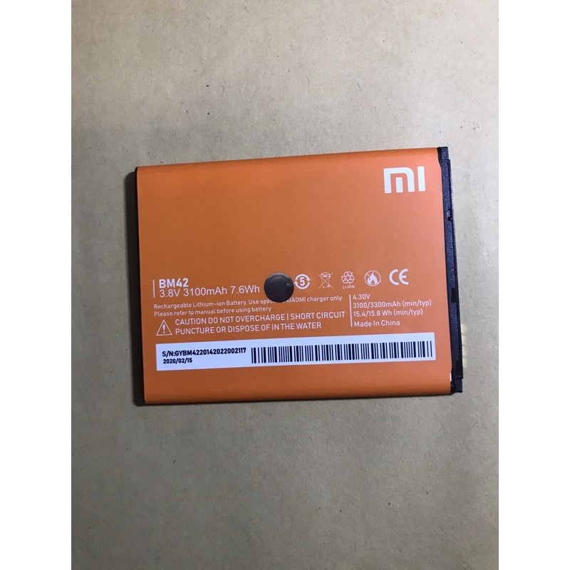 BATERAI BM42 REDMI NOTE 1 ORI