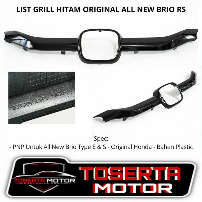Aksesoris Mobil All New Brio 2018 2019 2020 List Grill Original