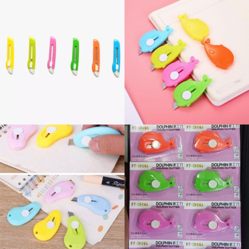 

MINI CUTTER KARAKTER LUCU / PISAU CUTTER MINI WARNA WARNI