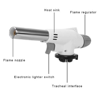 Pemantik Api Flame Gun / Portable Gas Torch / Blow Torch 10093