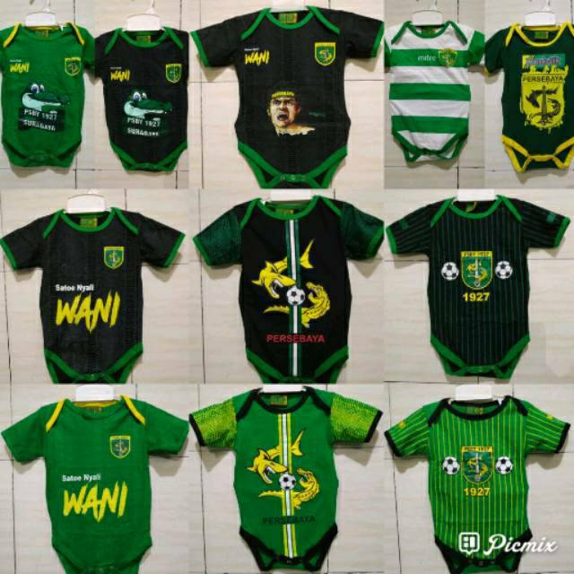 JUMPER JUMSUIT BABY / BAYI /ANAK PERSEBAYA BONEK