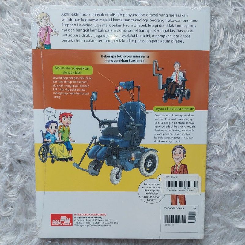 Baru dan Segel WHY? SERIES Educomics Komik Jean Henri Fabre Disability Disabilitas