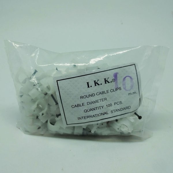 Original IKK Klem Kabel Paku Beton Ukuran 10 mm No 10 Per Bungkus