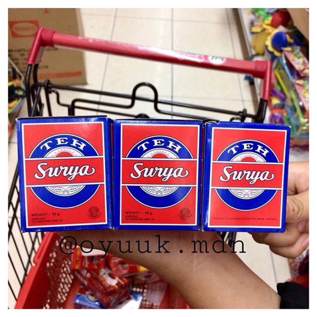 

MIN PEMBELIAN 6 Pack Teh surya Rp. 8.000/pack 50gr