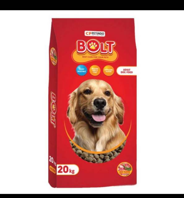 Bolt dog food beef 20kg khusus grab gosen