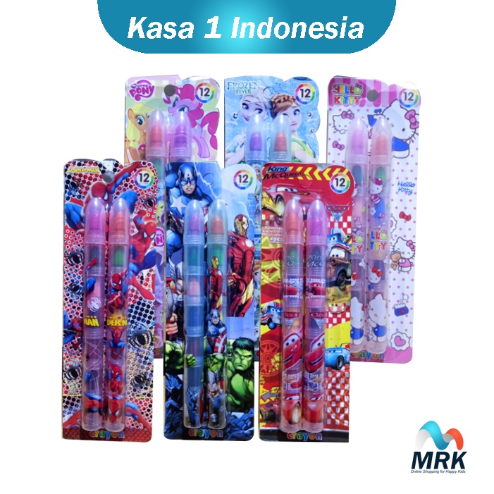 

1 PACK Crayon Stick / Krayon Gambar Sambung Motif Anak Laki-laki
