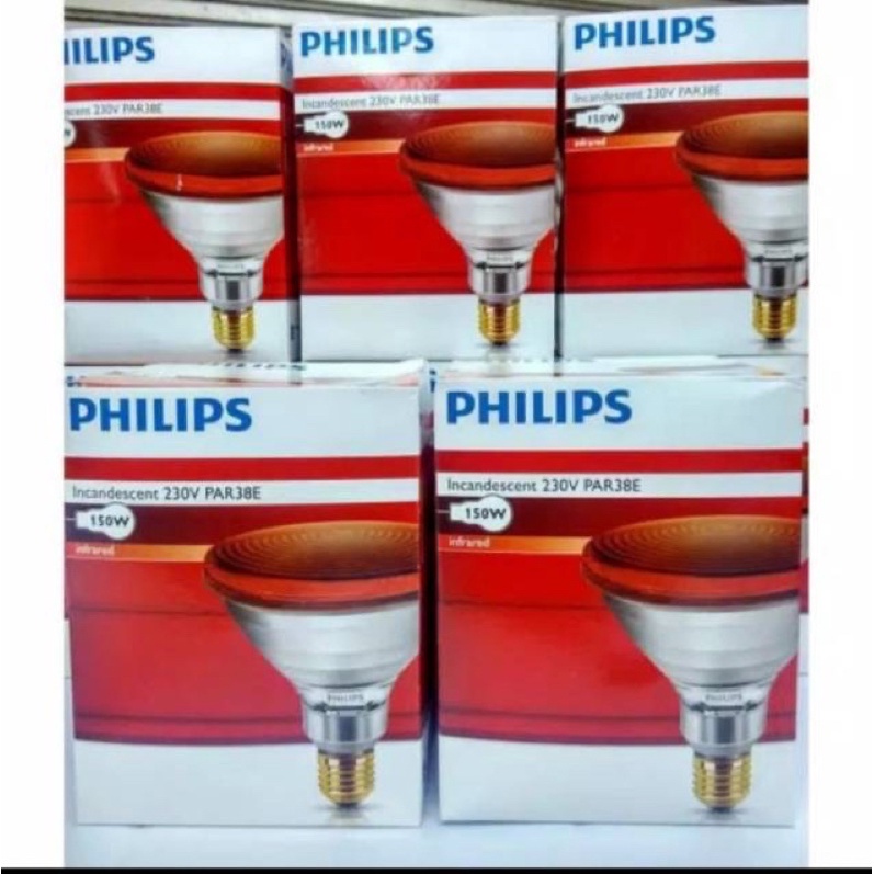 Lampu bohlam terapi infrared PHILIPS 150 watt