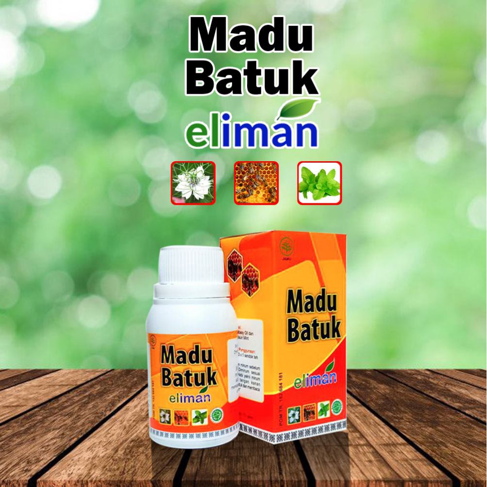 Madu Herbal Batuk Eliman El Iman Mengandung Omega 3, 6 &amp; 9