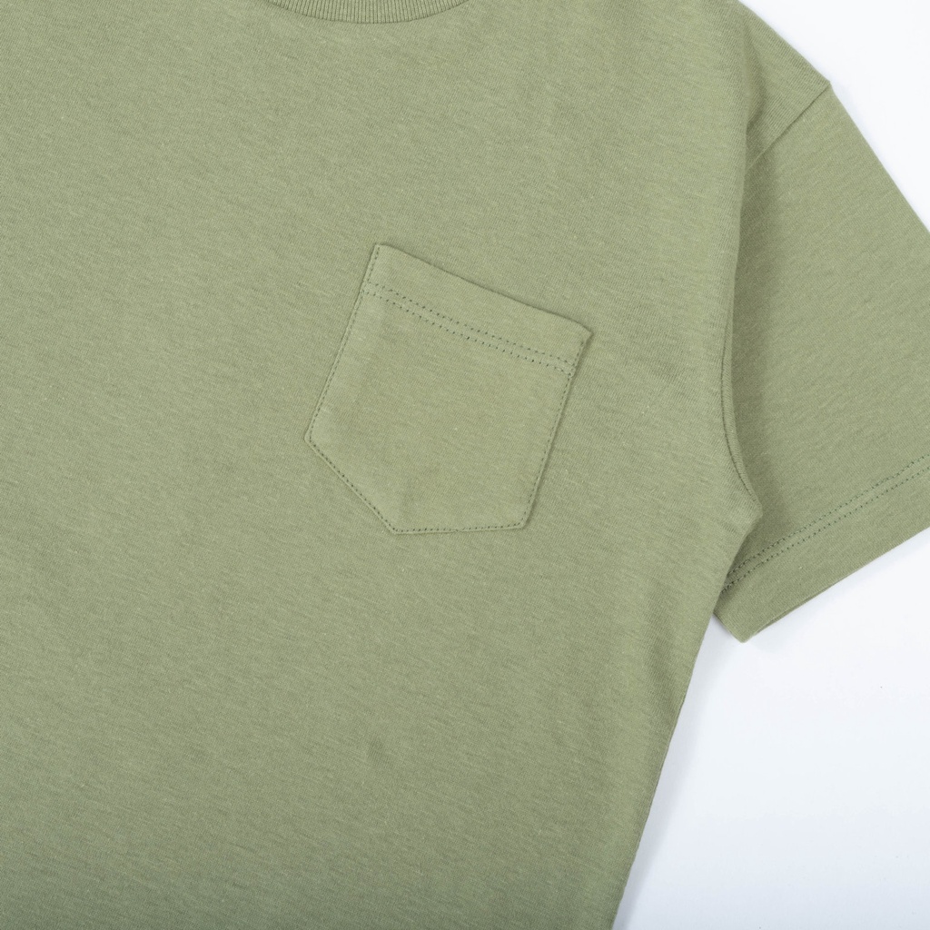 

ID FLADE STUDIOS - FLADE KIDS T-SHIRT POCKET TEE OVERSIZE - KAOS OVERSIZE ANAK SEAFOAM GREEN