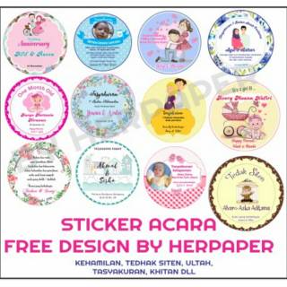 Paling Inspiratif Contoh Desain Stiker Tedak Siten Feiwie Dasmeer