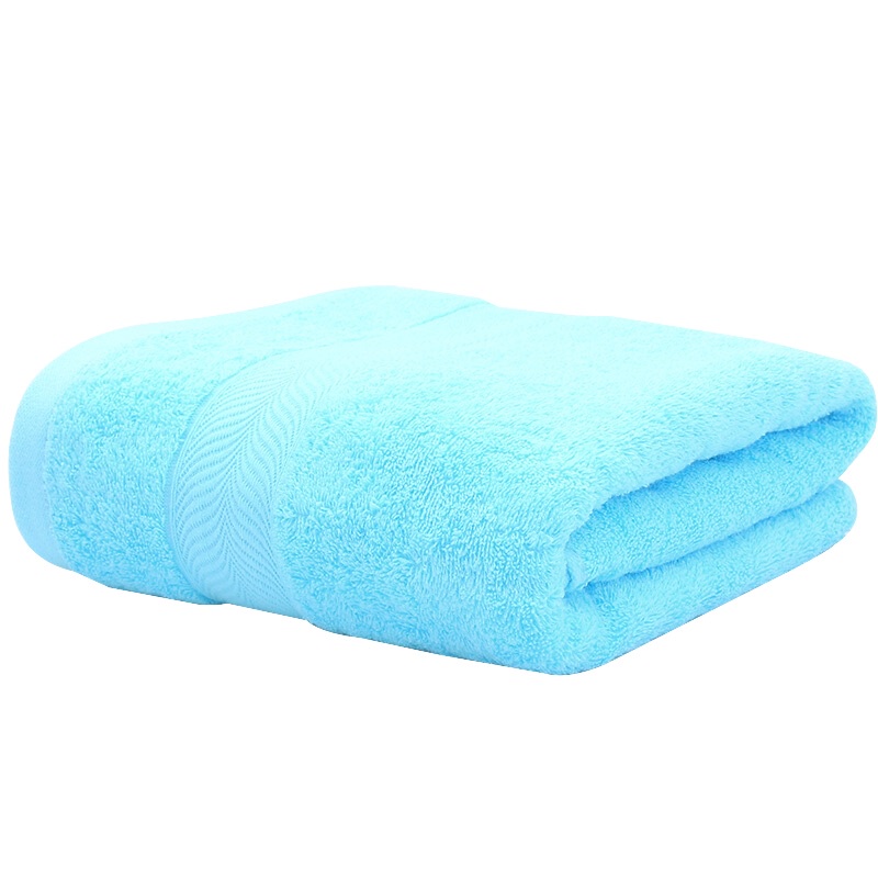 Handuk Mandi Dewasa Tebal Handuk Hotel Super SOFT Halus Lembut Polos Biru COTTON Bamboo Termurah Terlaris