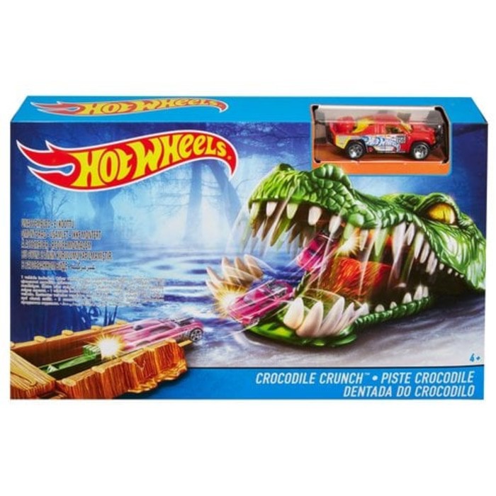 hot wheels track crocodile