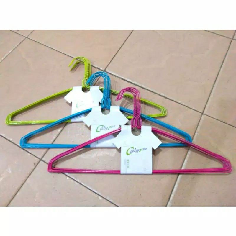 HANGER BAJU WARNA WARNI STAINLESS ISI 10 pcs