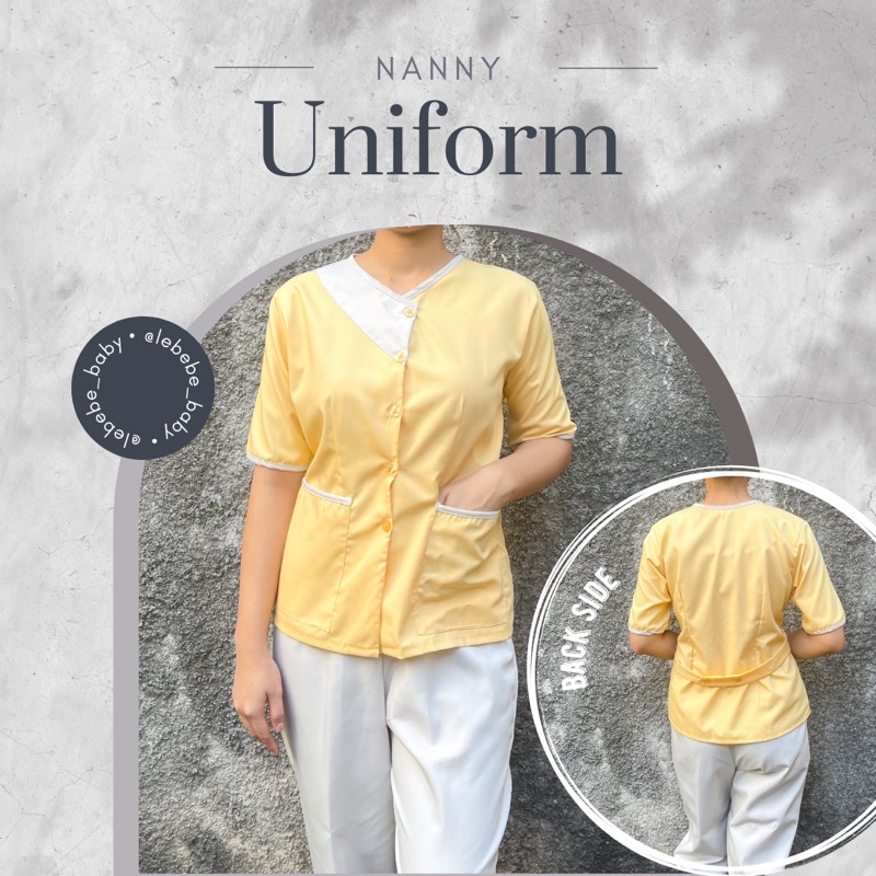 Baju Suster / Baju Baby Sitter / Seragam Suster / Nanny Uniform / Seragam Nanny / Seragam Baby Sitte