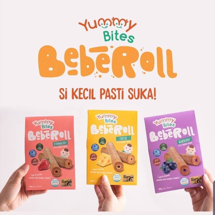 Yummy Bites Beberoll Strawberry - Cheese - Blueberry