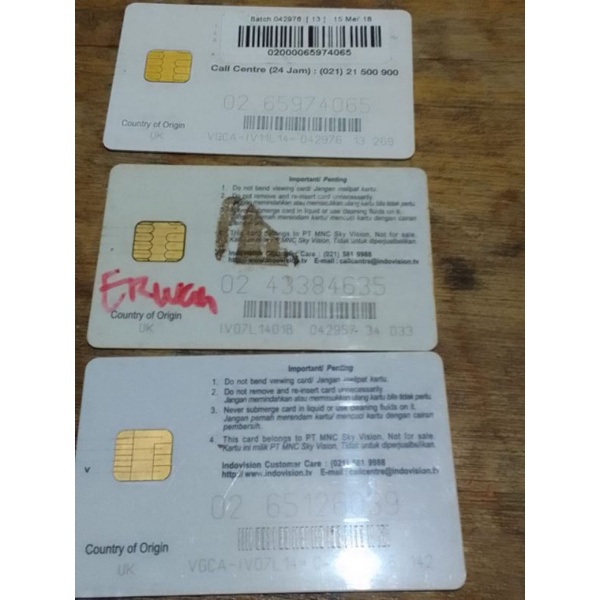 kartu tayangan MNC vision