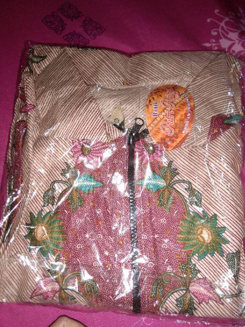 Tunic Zipper Kembang Sekuntum Tunik Batik Cantik Modern Tunic Batik Murmer Seragaman Kantor