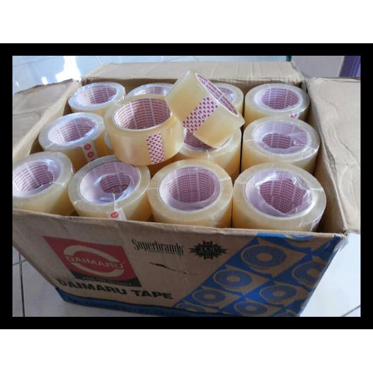 

Murmer Lakban Daimaru 2" (48Mm X 90Yard) / Selotip / Solasi / Solatip - Bening Terbaru
