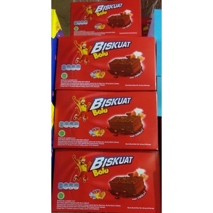 

Biskuat Bolu Rasa Cokelat (1 Pack isi 12 pcs)