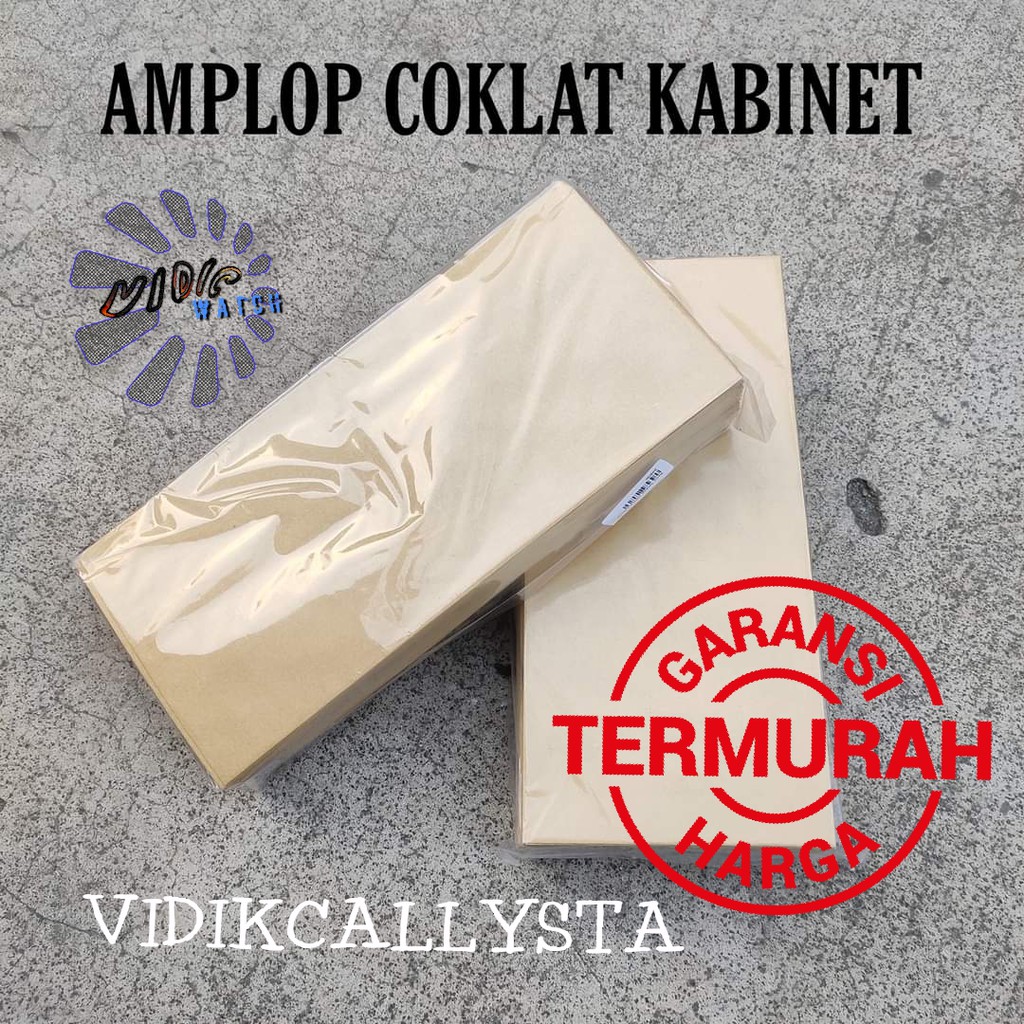 Amplop kabinet amplop gaji amplop Coklat amplop isi 100 lembar