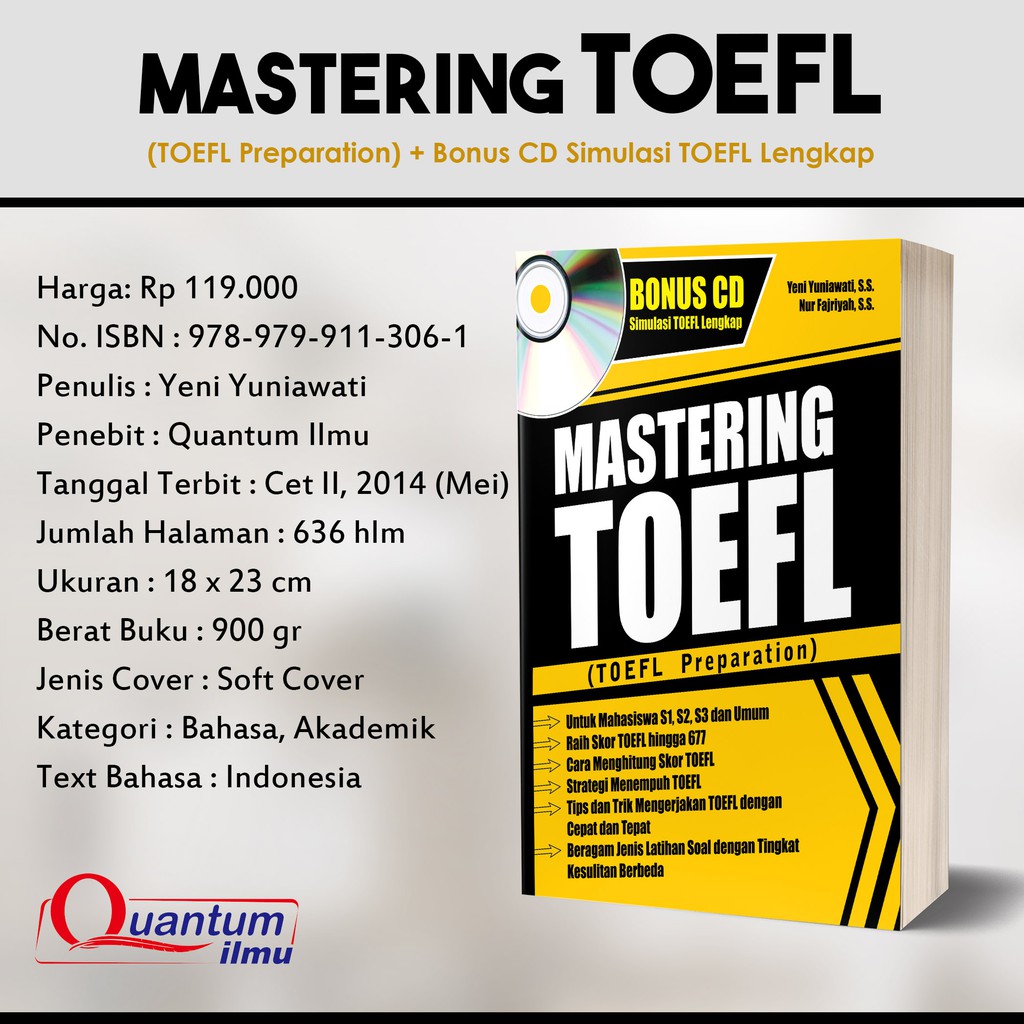 Mastering TOEFL ( TOEFL Preparation ) + CD
