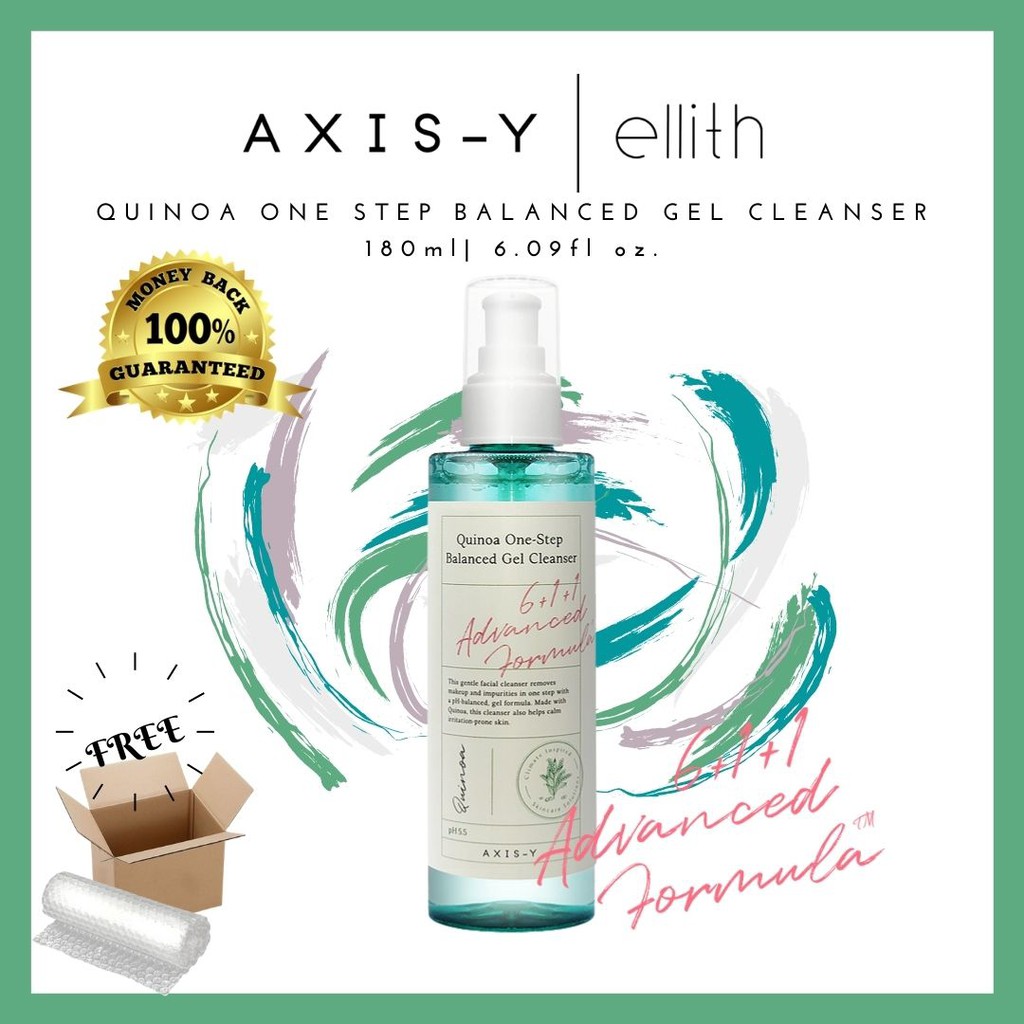 Jual AXISY Quinoa OneStep Balanced Gel Cleanser (180ml) Shopee